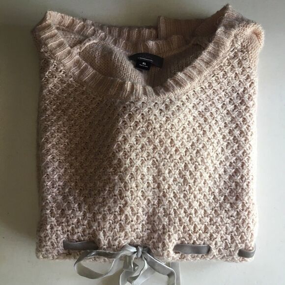 Maternity Sweater - Adjustable and Cozy in Light Pink X-Large - Picture 11 of 16